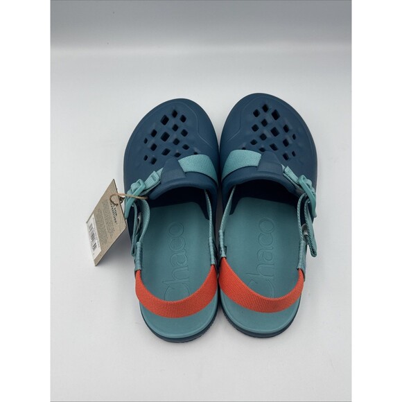 NEW Chaco Chillos Women’s Sz 6 Clog Sandal OCEAN BLUE Adjustable Strap Slip Ons - Picture 8 of 13